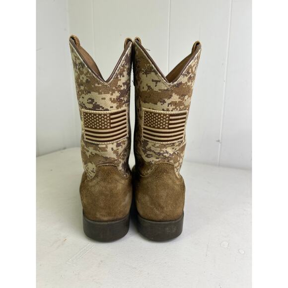 Ariat Men's Sport Patriot Camo Western Boot In Men's Size 6 or 37.5 - Picture 3 of 8